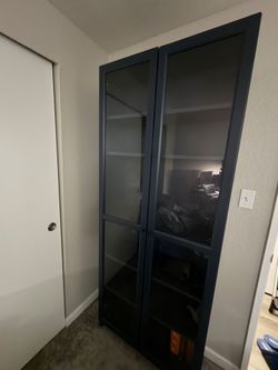 Blue shelf