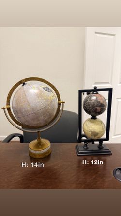 Desktop Globes Decor