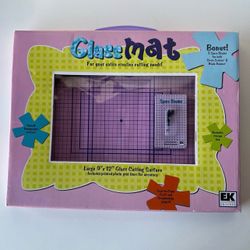NEW EK Success 9x12 Glass Mat Cutting Surface, reusable glass crafting