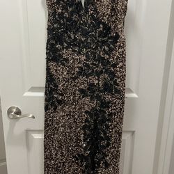 Dress Black and gold