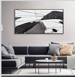 Framed canvas wall art
