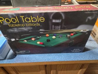 New In Box Westminster Tabletop Billiards Pool Table Premier Edition