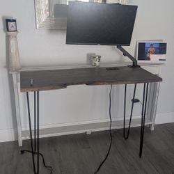 Live Wood Edge Desk