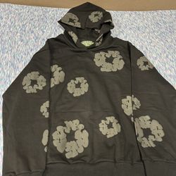 Denim Tear All Black Hoodie 