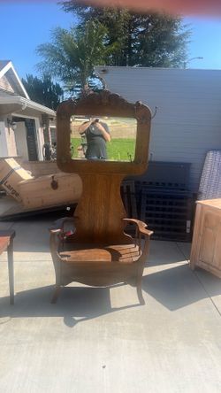 Coat rack chair