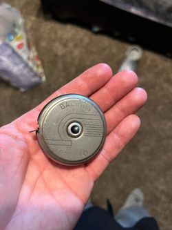 Baldwin Presto Vintage Metal Tape Measure