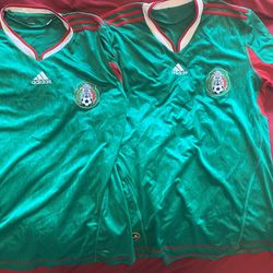 Adidas Mexico Soccer Jersey, Size L