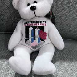 Limited Edition 9/11 Beanie Baby With Tag