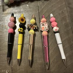 Beaded Pens And Keychains 