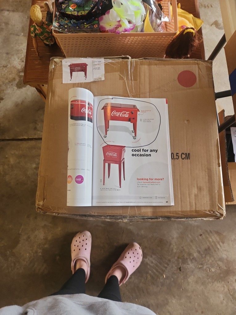 Coca Cola Large Cooler