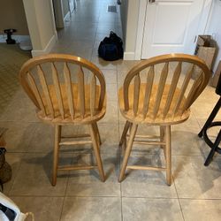 Oak Bar/island Stools