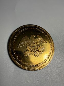 Vintage Mackinac Island Michigan Souvenir Token Medallion