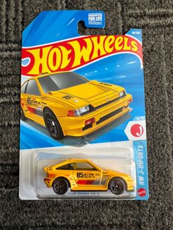 Hot Wheels Yellow ‘85 Honda CR-X – Brand New | J-Imports