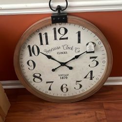 Large Wall Clock Antique 