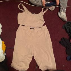Fashion Nova Two Peice Biker Set