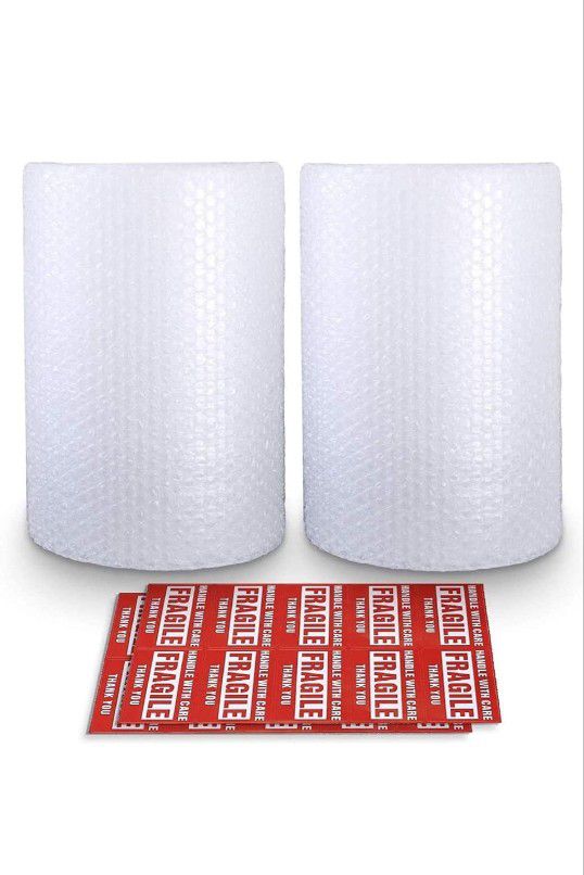 Offitecture Bubble Cushioning Wrap Roll (12" x 36' x 2 Rolls)


