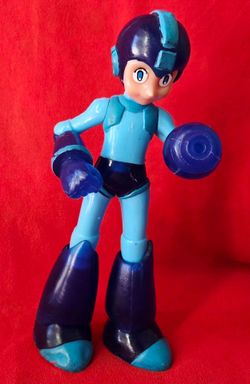 Megaman Rockman Mexican Bootleg Action Figure RARE