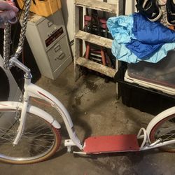 Custom Amish Style Push Scooter  Low rider 