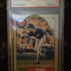 RARE PSA GEM 10 Mint Gregg Maddox ERROR Card 