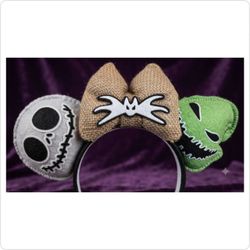 🎃 Custom Nightmare Before Christmas Jack Skellington & Oogie Boogie Ears The Nightmare before Christmas