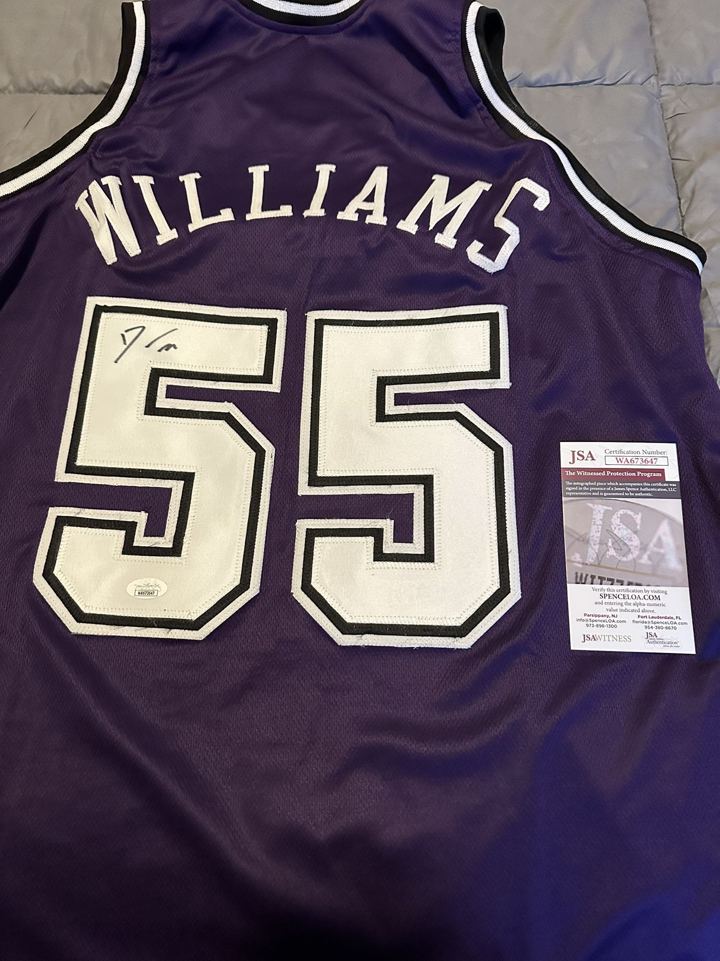 Brand New Sacramento Kings Jason Williams Mitchell & Ness 2000-01 Grey Alternate  Jersey, Size Small for Sale in Cave Creek, AZ - OfferUp