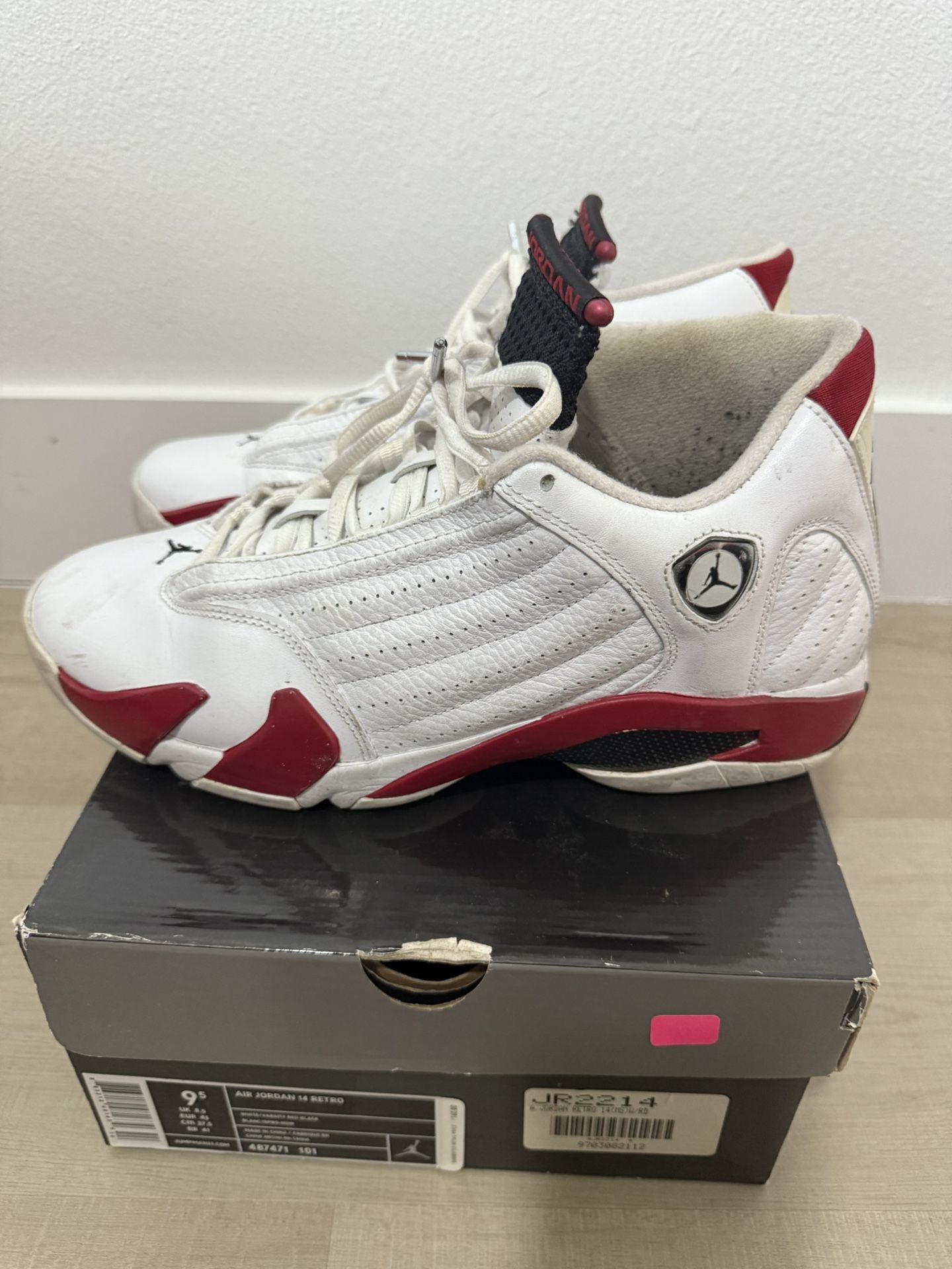 Air Jordan 14 Retro Candy Cane 2011 Sz 9.5