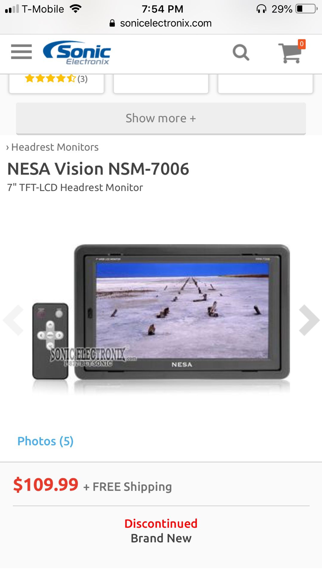 Nesa vision nsm-7006 monitors