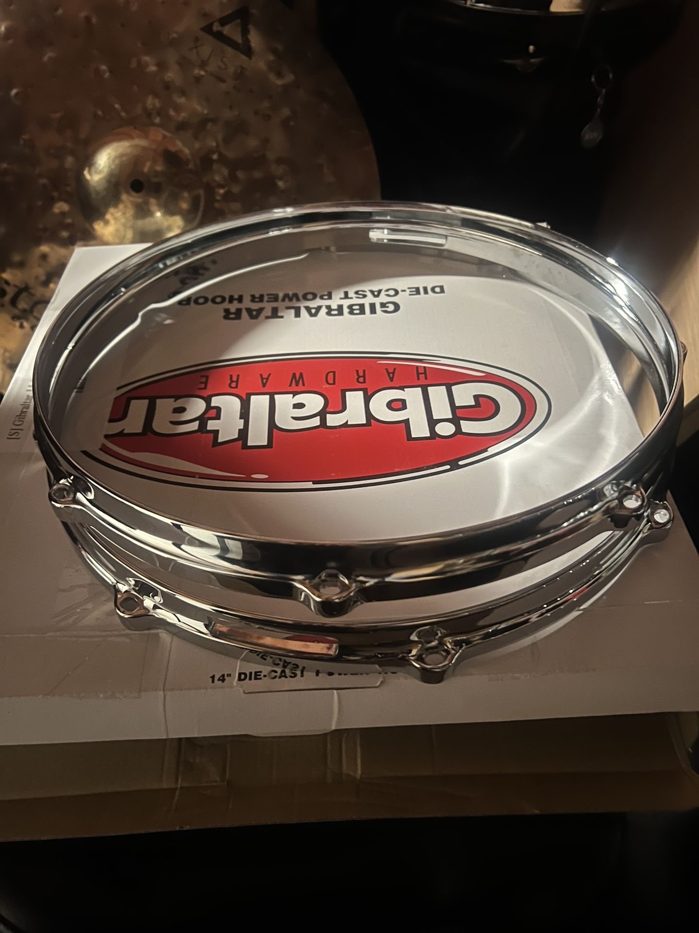 14” Gibraltar 8-Lug Diecast Snare Hoops (Top & Bottom)