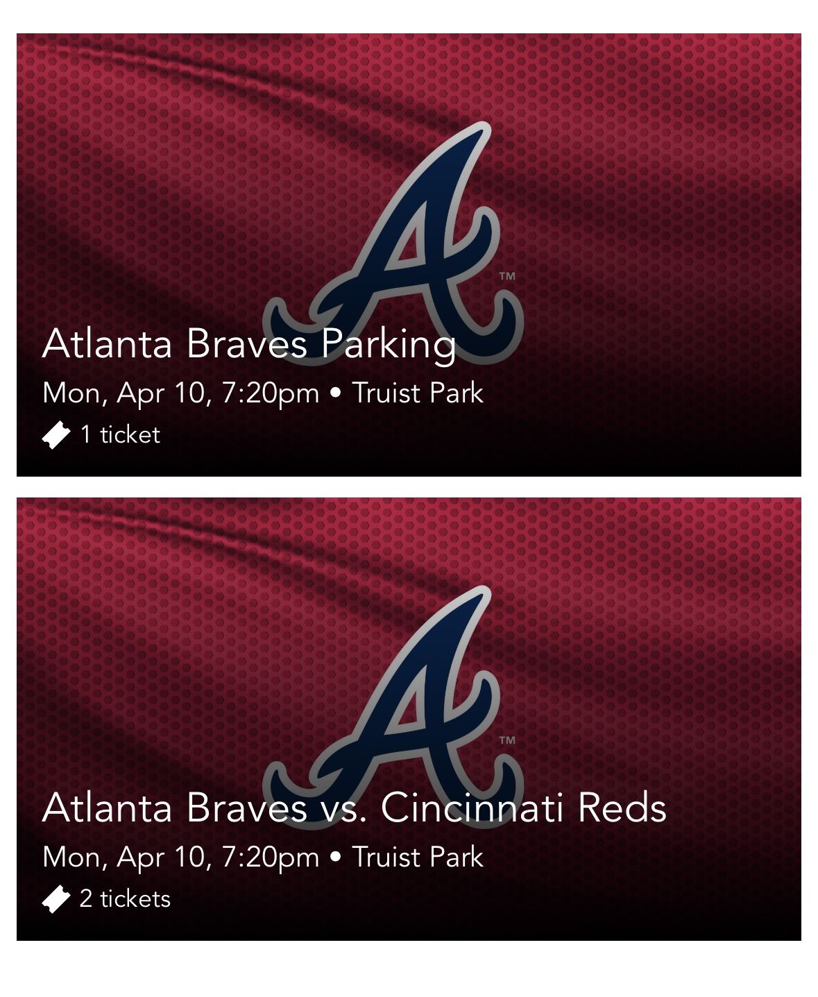Atlanta Braves. Baseball Tickets