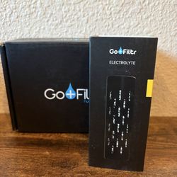 New In Box Sealed Go+Filtr Electrolyte Mineral Infuser Zero Sugar Any Bottle  