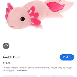 axolotl plushies