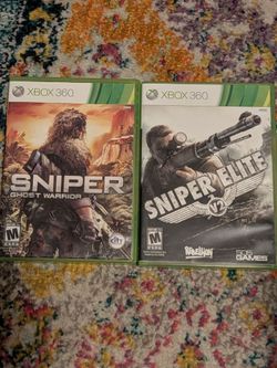 Sniper elite v2 and sniper ghost warrior for Xbox 360