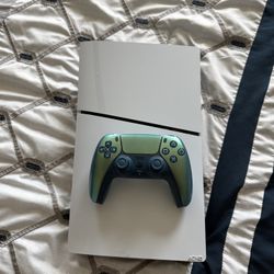 PS5 Digital Edition And Chroma Teal Controller