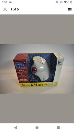 Nice Used Working Logitech Trackman Marble Ball Mouse - Windows 95 / 98 PS2 4164
