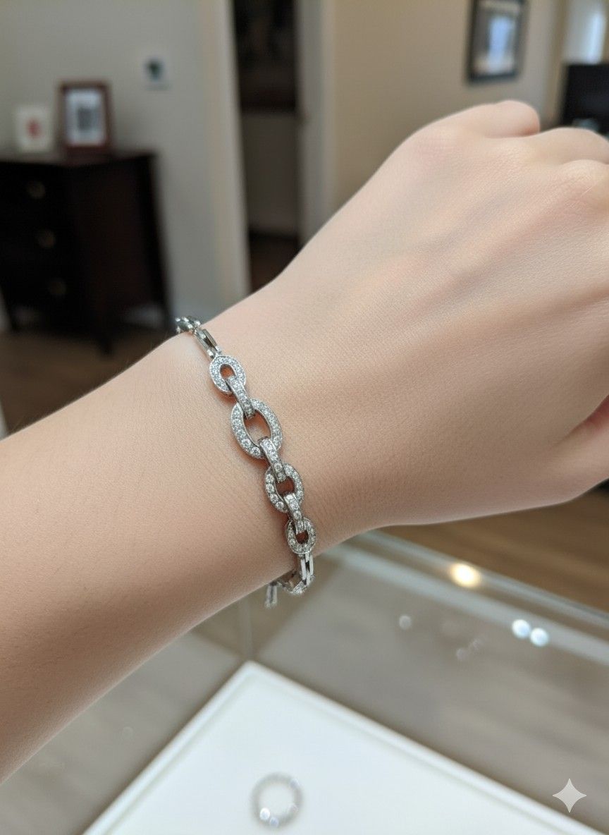 18k gold diamond bracelet 