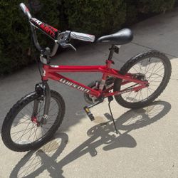 Dynacraft Wipeout 20" BMX Bike, Red, For Kids Age 7-14 Years