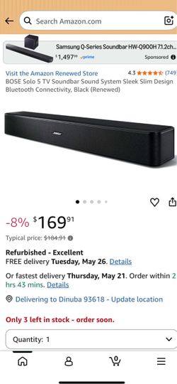 Bose soundbar