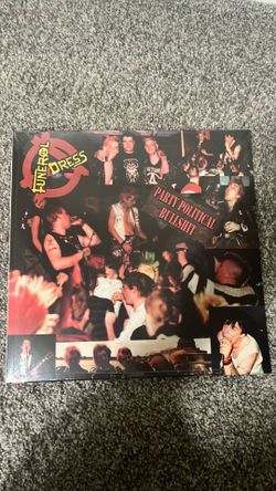 Funeral Dress - Party Political Bullshit Belgian Street Punk Oi! Vinyl Record LP