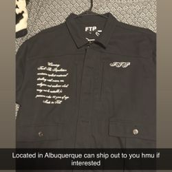 FTP Embroidered Jacket Size XL Never Worn Brand New 