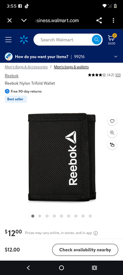 Reebok men's wallet