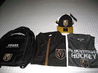Golden Knights Ball Cap, Backpack, T-Shirt , Lightweight Jacket, All New!