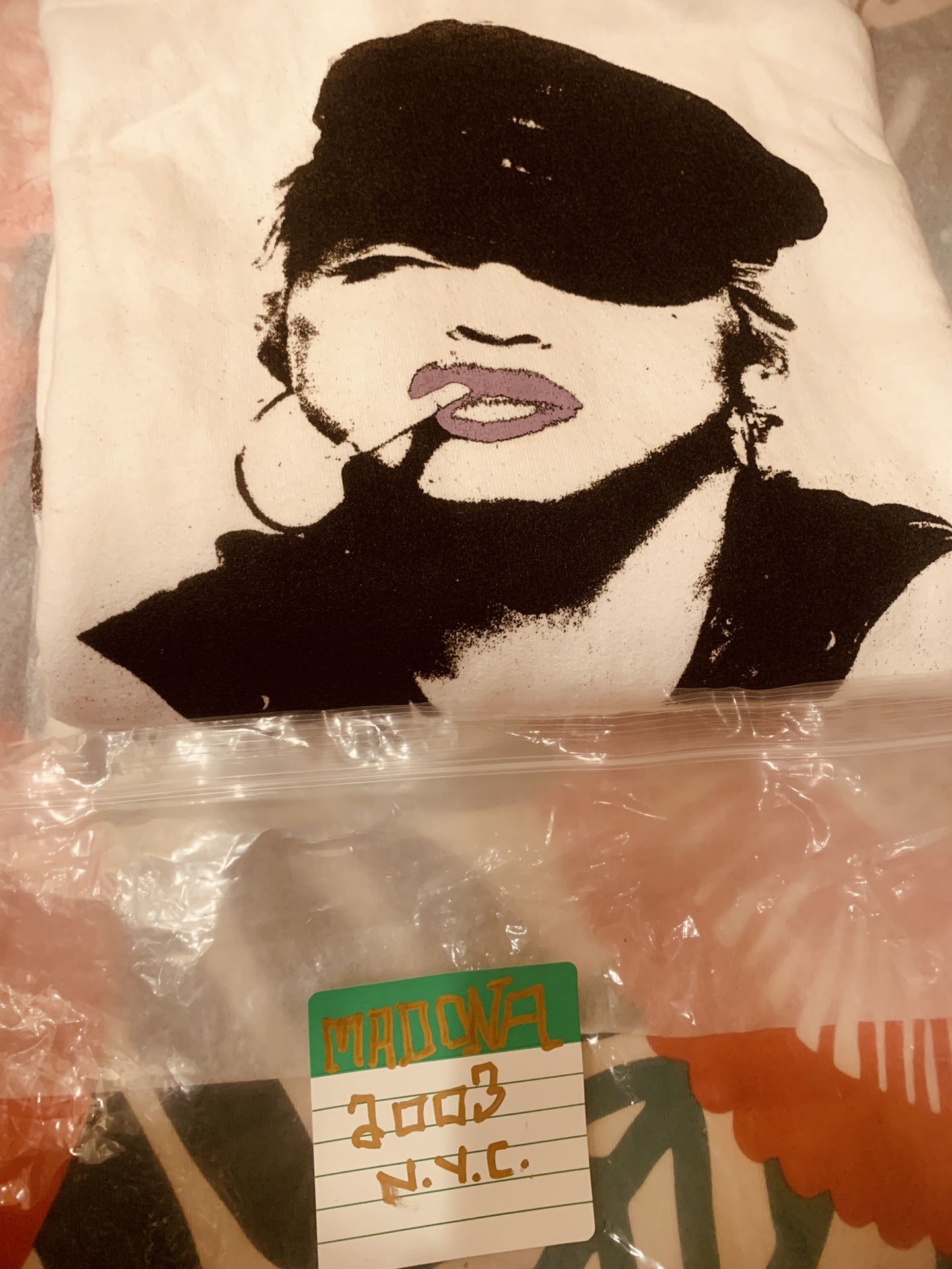 1 Of A Kind Madonna screen print Hoodie 2003