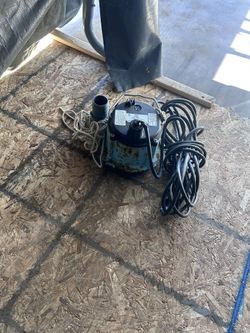 Pump For Draining Pools.