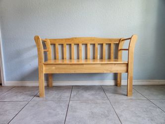 Wood Bench
