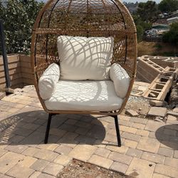 Wooden Egg Chair