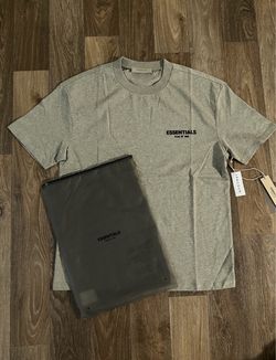 Dark Oatmeal Gray Essentials shirt