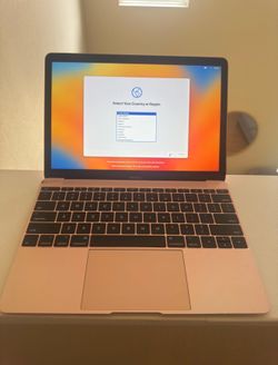 Macbook Air Model A1534 Rose Gold