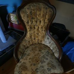 Matching Set Of Two Antique Chairs