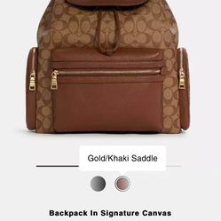 Coach Backpack
