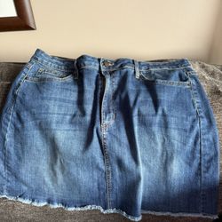 Demin Mini Skirt Women’s EUC